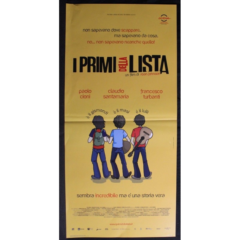 I PRIMI DELLA LISTA - Johnson - Turbanti, Santamaria - LOCANDINA ORIGINBALE 2011