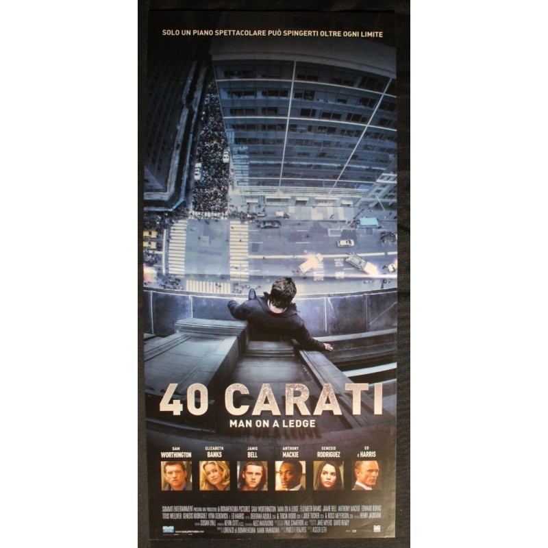 40 CARATI - Leth - Banks, Worthington - LOCANDINA ORIGINALE 2012