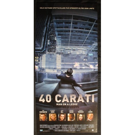 40 CARATI - Leth - Banks, Worthington - LOCANDINA ORIGINALE 2012