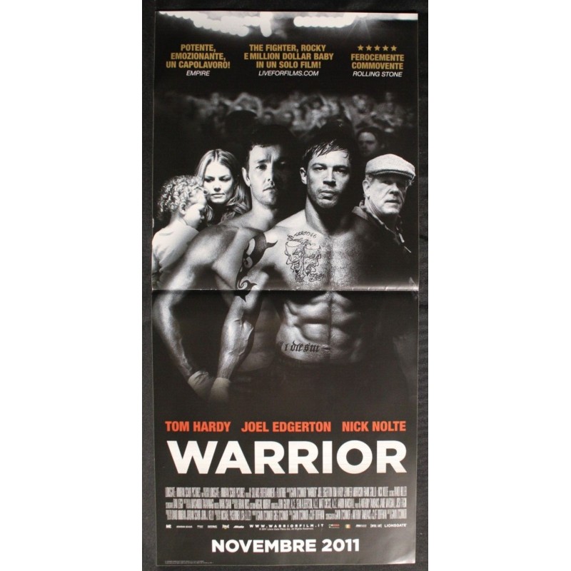 WARRIOR - O'Connor - Hardy, Edgerton - LOCANDINA ORIGINBALE 2011