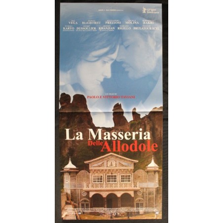 LA MASSERIA DELLE ALLODOLE - Taviani- Bleibtreu, Vega - LOCANDINA ORIGINALE 2007