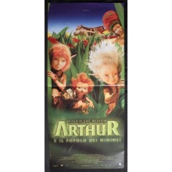 ARTHUR E IL POPOLO DEI MINIMEI - Besson- Farrow, Highmore -LOCANDINA ORIG 2006