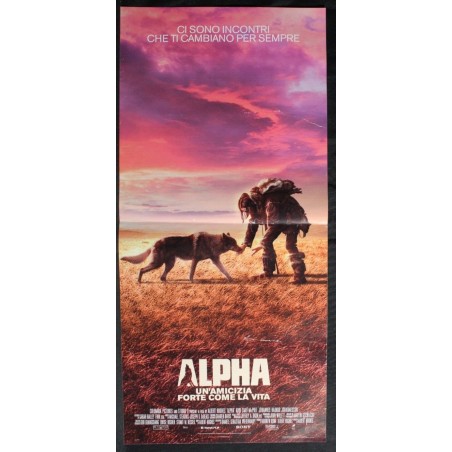ALPHA - Hughes - Jóhannesson, Smit-McPhee - LOCANDINA ORIGINALE 2018