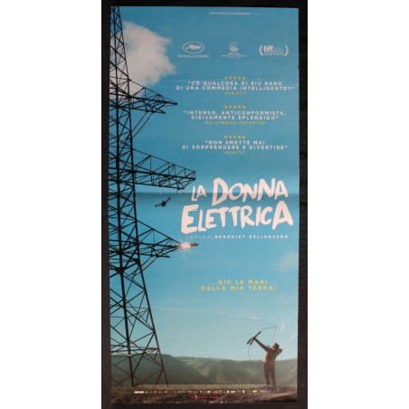 LA DONNA ELETTRICA - Erlingsson - Sigurðarson, Estrada -LOCANDINA ORIGINALE 2018