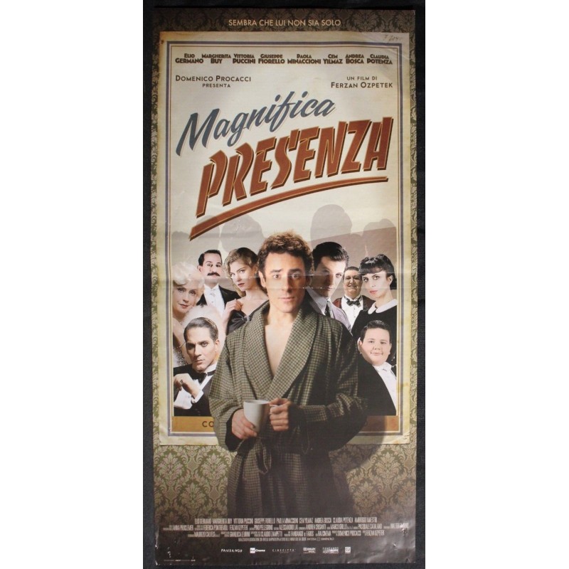 MAGNIFICA PRESENZA - Özpetek - Minaccioni, Germano - LOCANDINA ORIGINALE 2012