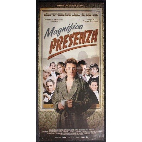 MAGNIFICA PRESENZA - Özpetek - Minaccioni, Germano - LOCANDINA ORIGINALE 2012