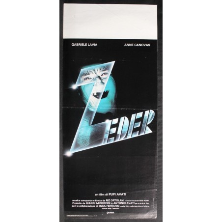 ZEDER - Avati - Canovas, Lavia - LOCANDINA ORIGINALE 1983