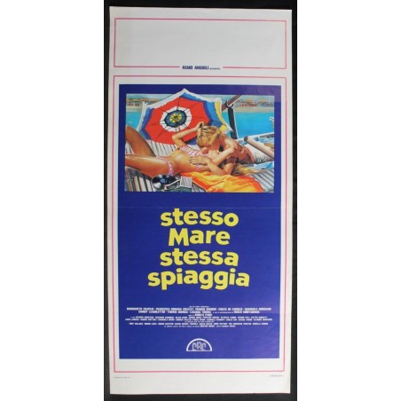 STESSO MARE STESSA SPIAGGIA - Pannacciò - Montagnani,Chaplin-LOCANDINA ORIG 1983