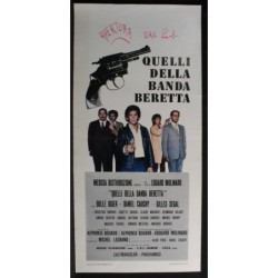 QUELLI DELLA BANDA BERETTA - Molinaro - Ogier, Cauchy - LOCANDINA ORIGINALE 1973