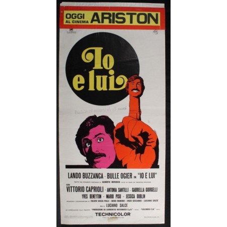 IO E LUI - Salce - Ogier, Buzzanca - LOCANDINA ORIGINALE 1973