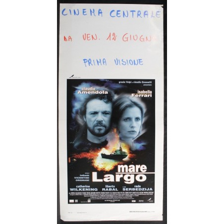 MARE LARGO - Orgnani - Ferrari, Amendola - LOCANDINA ORIGINALE 1998