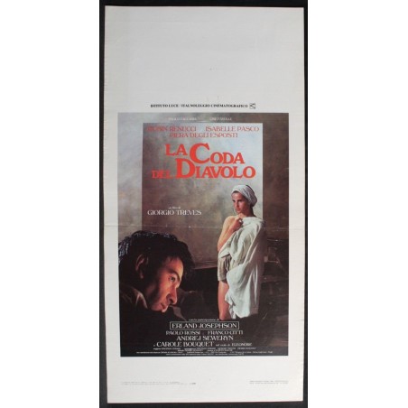 LA CODA DEL DIAVOLO - Treves - Pasco, Renucci - LOCANDINA ORIGINALE 1986