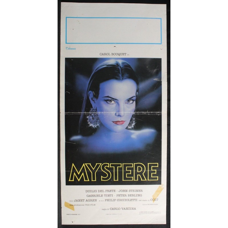 MYSTERE - Vanzina - Coccioletti, Bouquet - LOCANDINA ORIGINALE 1983