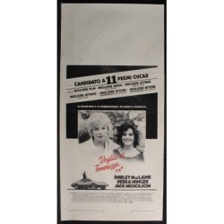 VOGLIA DI TENEREZZA - Brooks - Winger, MacLaine - LOCANDINA ORIGINALE 1983