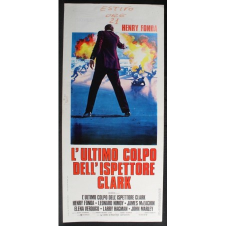 L'ULTIMO COLPO DELL'ISPETTORE CLARK - Lewis - Fonda, Forbes- LOCANDINA ORIG 1973