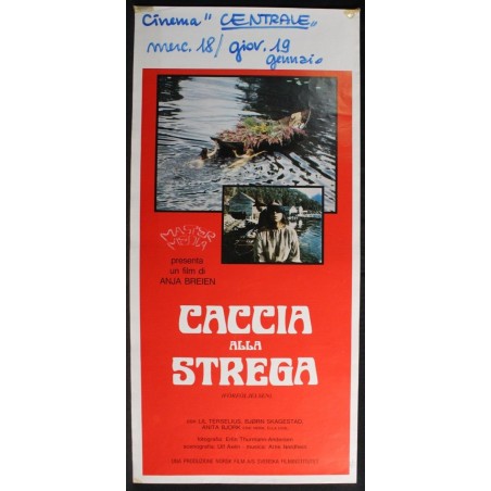 CACCIA ALLE STREGA - Breien - Terselius, Skagestad - LOCANDINA ORIGINALE 1981