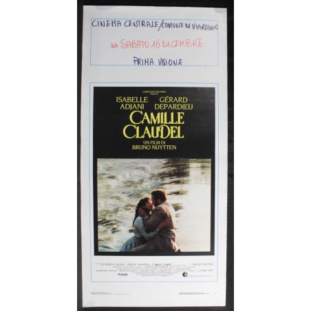 CAMILLE CLAUDEL - Nuytten - Depardieu, Adjani - LOCANDINA ORIGINALE 1988