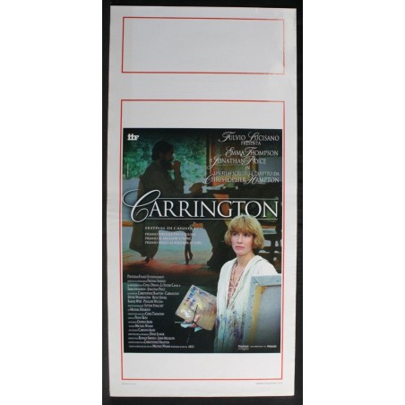 CARRINGTON - Hampton - Pryce, Thompson - LOCANDINA ORIGINALE 1995