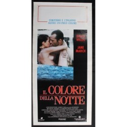 IL COLORE DELLA NOTTE - Rush - March, Willis - LOCANDINA ORIGINALE 1994