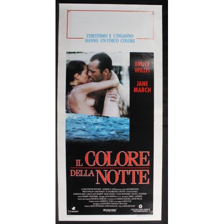 IL COLORE DELLA NOTTE - Rush - March, Willis - LOCANDINA ORIGINALE 1994