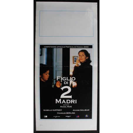 FIGLIO DI 2 MADRI - Ruiz - Balibar, Huppert - LOCANDINA ORIGINALE 2000