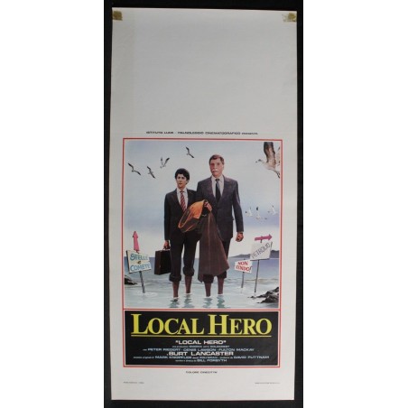 LOCAL HERO - Forsyth - Riegert, Lancaster - LOCANDINA ORIGINALE 1983