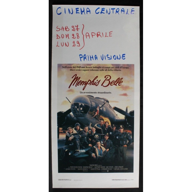 MEMPHIS BELLE - Caton-Jones - Stoltz, Modine - LOCANDINA ORIGINALE 1990