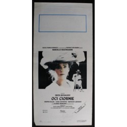 OCI CIORNIE - Michalkov - Smoktunovskij, Keller - LOCANDINA ORIGINALE 1987