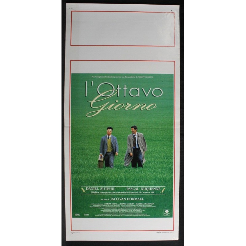 L'OTTAVO GIORNO - Dormael - Duquenne, Auteuil - LOCANDINA ORIGINALE 1996