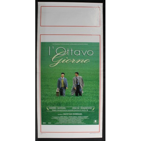 L'OTTAVO GIORNO - Dormael - Duquenne, Auteuil - LOCANDINA ORIGINALE 1996
