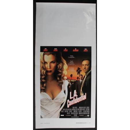LA CONFIDENTIAL - Hanson - Crowe, Spacey - LOCANDINA ORIGINALE 1997