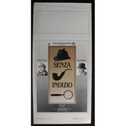 SENZA INDIZIO - Eberhardt - Kingsley, Caine - LOCANDINA ORIGINALE 1988
