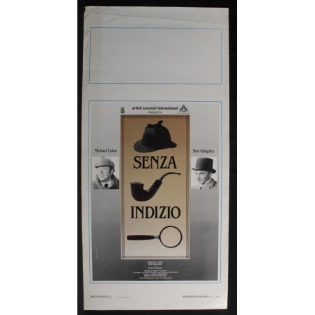 SENZA INDIZIO - Eberhardt - Kingsley, Caine - LOCANDINA ORIGINALE 1988