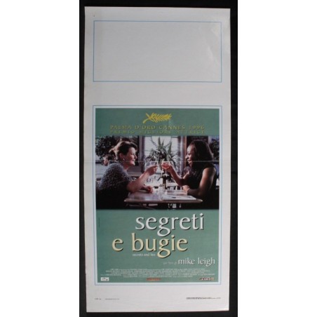 SEGRETI E BUGIE - Leigh - Spall, Blethyn - LOCANDINA ORIGINALE 1996