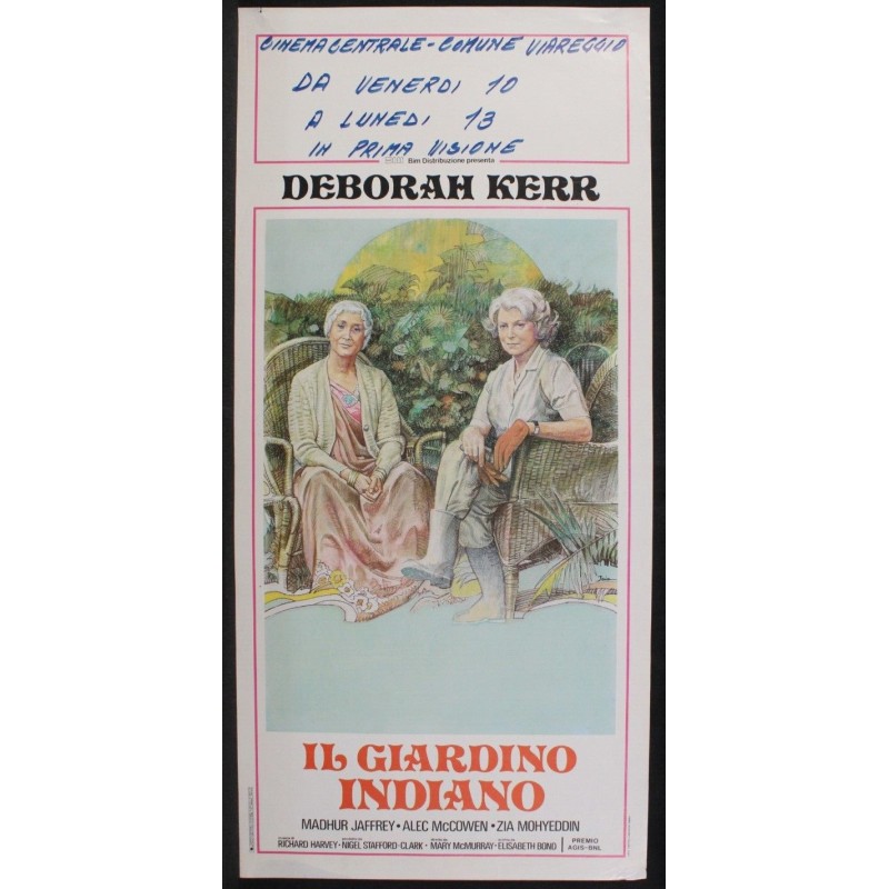IL GIARDINO INDIANO - McMurray - Russell, Kerr - LOCANDINA ORIGINALE 1985