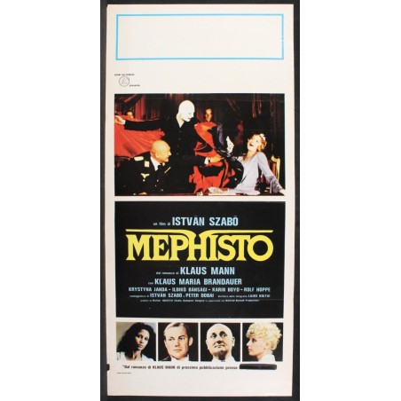 MEPHISTO - Szabó - Hoppe, Brandauer - LOCANDINA ORIGINALE 1981