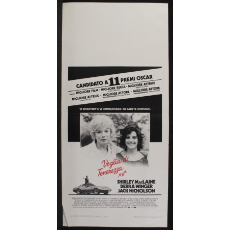VOGLIA DI TENEREZZA - Brooks - Winger, MacLaine - LOCANDINA ORIGINALE 1983
