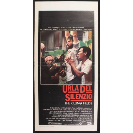 URLA DEL SILENZIO - Joffé - Ngor, Waterston - LOCANDINA ORIGINALE 1984