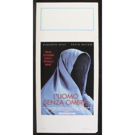 L'UOMO SENZA OMBRA - Verhoeven - Bacon, Shue - LOCANDINA ORIGINALE 2000
