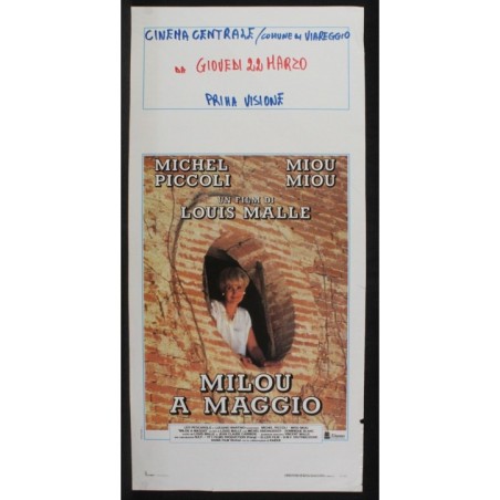 MILOU A MAGGIO - Malle - Piccoli, Miou-Miou - LOCANDINA ORIGINALE 1990