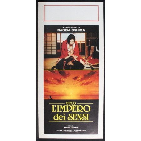 ECCO L'IMPERO DEI SENSI - Ōshima - Fuji, Matsuda - LOCANDINA ORIGINALE 1976