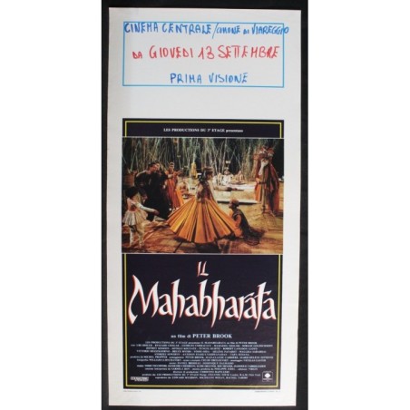 IL MAHABHARATA - Brook - Mezzogiorno, Myers - LOCANDINA ORIGINALE 1989