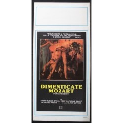 DIMENTICATE MOZART - Luther - Biczycki, Clatzeder - LOCANDINA ORIG 1985