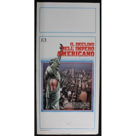 IL DECLINO DELL'IMPERO AMERICANO - Arcand - Berryman, Michel-LOCANDINA ORIG 1986