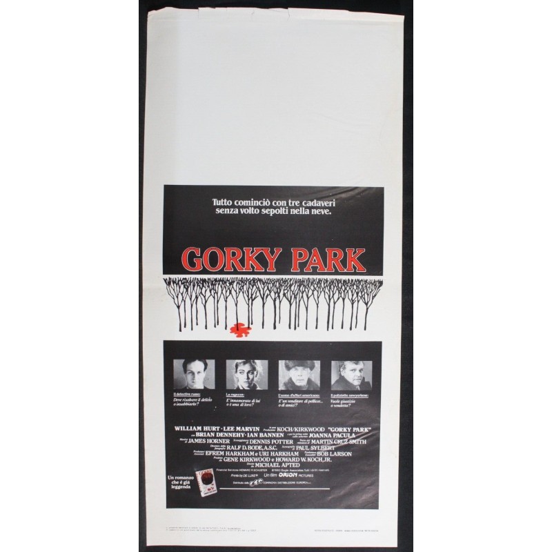 GORKY PARK - Apted - Marvin, Hurt - LOCANDINA ORIGINALE 1983
