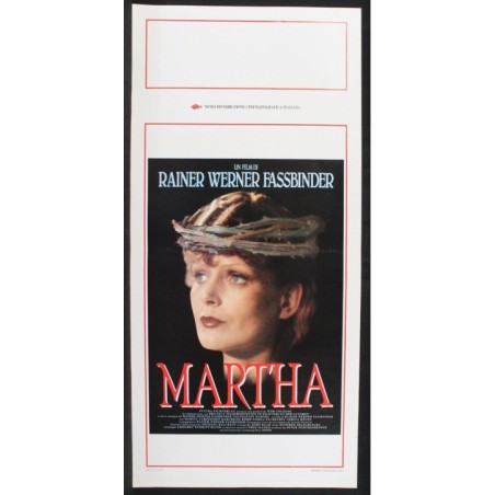 MARTHA - Fassbinder - Böhm, Carstensen - LOCANDINA ORIGINALE 1974