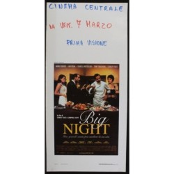 BIG NIGHT - Scott, Tucci - Shalhoub, Driver - LOCANDINA ORIGINALE 1996