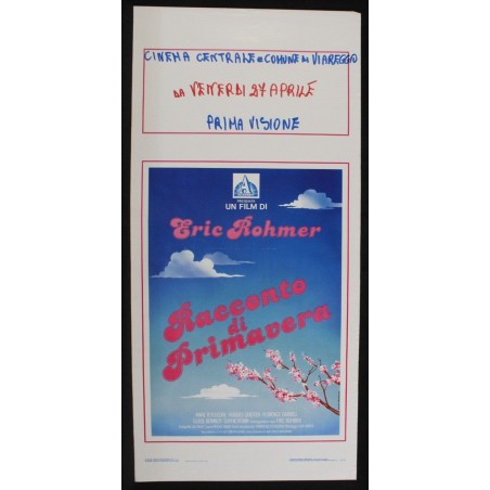 RACCONTO DI PRIMAVERA - Rohmer - Quester, Teyssèdre - LOCANDINA ORIGINALE 1990