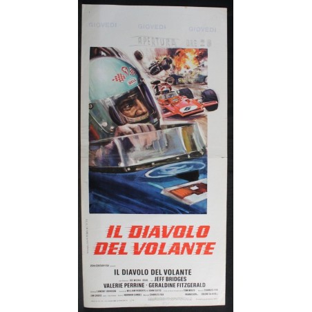 IL DIAVOLO DEL VOLANTE - Johnson - Bridges, Perrine - LOCANDINA ORIGINALE 1973