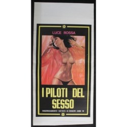 I PILOTI DEL SESSO - Nauroy - Libert, Vocoret - LOCANDINA ORIGINALE 1974